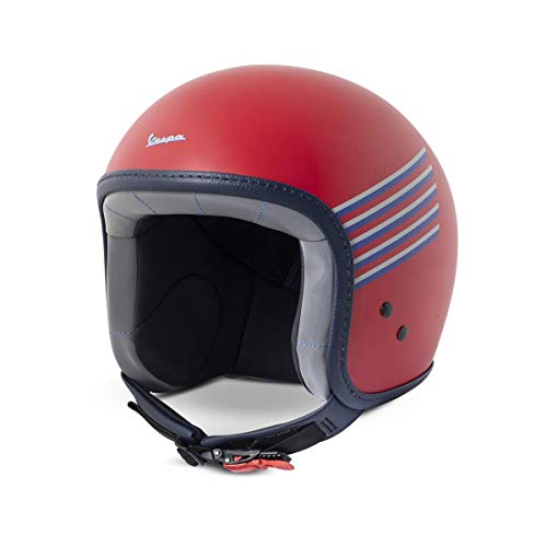 Vespa Casco jet 607026M04RD, rosso, L