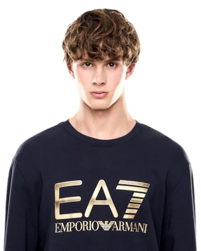 EA7 Para Hombre. 7M001191_AF17787 Sudadera Big Logo (S), Azul, Casual, AlgodóN - 2