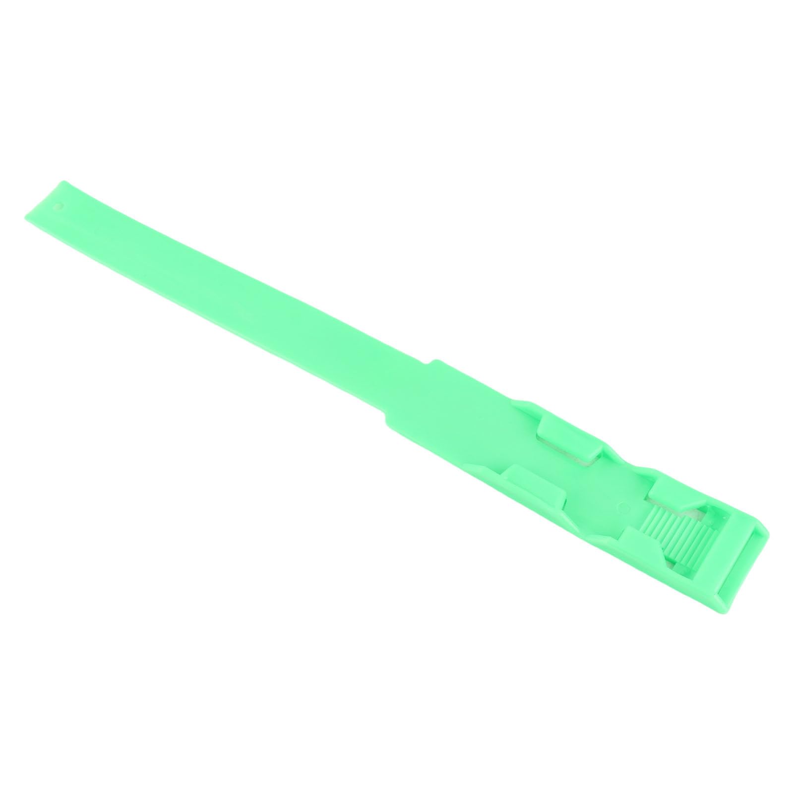 Anneaux de Marquage Colorés pour Bétail, 10 Pièces, Bandes D'identification de Vache en Plastique pour le Bétail (Vert)