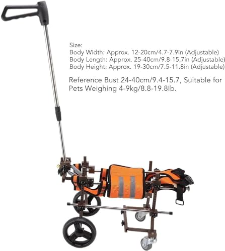 Silla de ruedas para perros ajustable: el mejor apoyo para volver a caminar 4
