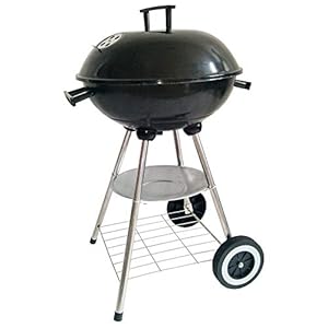 ACTIVA Atlanta Kogelbarbecue met deksel, houtskool, ronde grill met instelbare luchttoevoer, houtskoolbarbecue voor een geslaagde barbecue