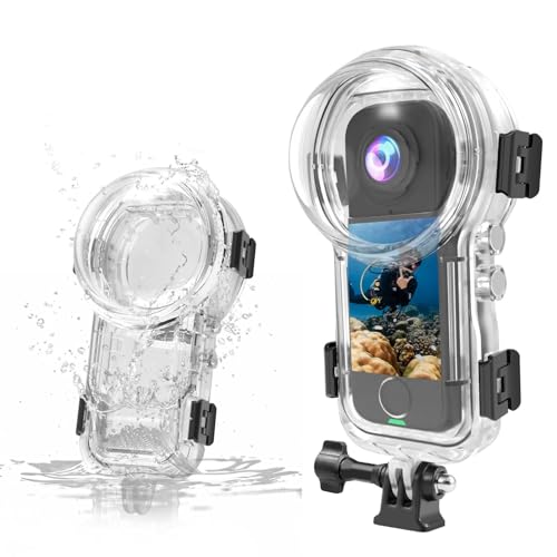 Boîtier de plongée étanche 50m pour Insta360 X4 avec lentille AR à haute transmission