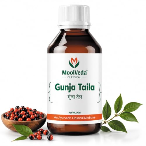 Image of Gunjadi Taila (Oil), Ayurvedic Hair Oil for Hair Nourishment and Scalp Care, 100 ml