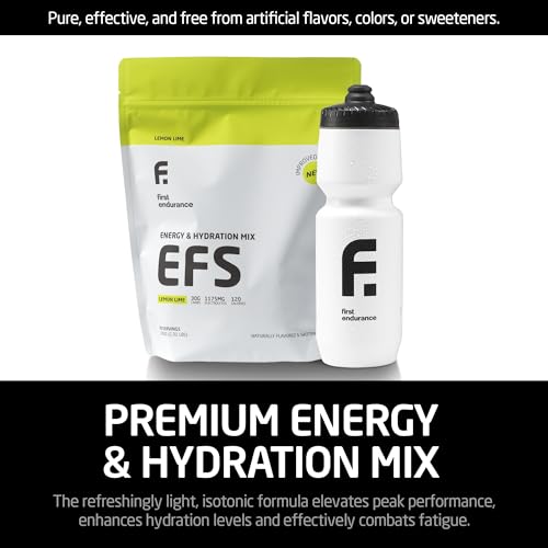 Image of EFS Hydration & Endurance Drink Mix - Premium Carbohydrates for Energy & Performance, Electrolytes for Rapid Rehydration & Running, Cycling and Triathlon Nutrition | Isotonic Energy Fuel | Lemon-Lime