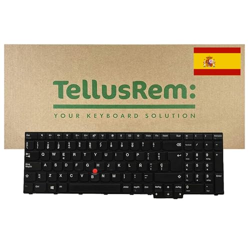 Clavier espagnol pour Lenovo Thinkpad E570 E575 E570C noir sans rétroéclairage