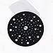 SG Store 2Pcs 6Inch Sander Backing Pad Savers 80-Hole Self Adhesive Sponge Protective Pad Compatible with Bosch Compatible with Gex 150 Black 150mm