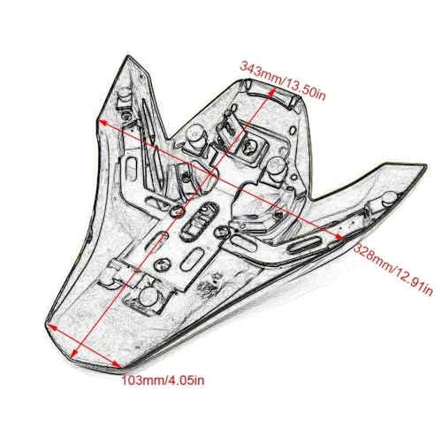 Accessoires de moto Z900 capot de selle arrière et carénage de queue