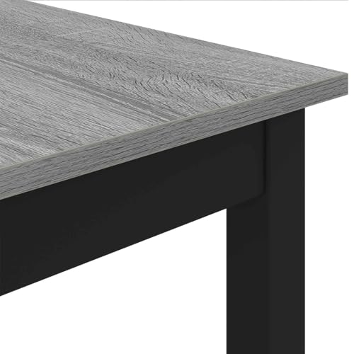 Table à manger moderne anti-tache et robuste grande table rectangulaire bois 200cm - 8