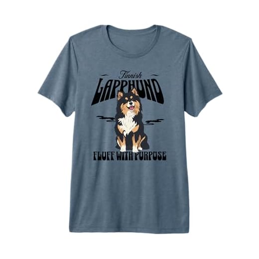 Finnish Lapphund – Fluff with Purpose | Nordic Dog Lover Premium Tri-Blend T-Shirt