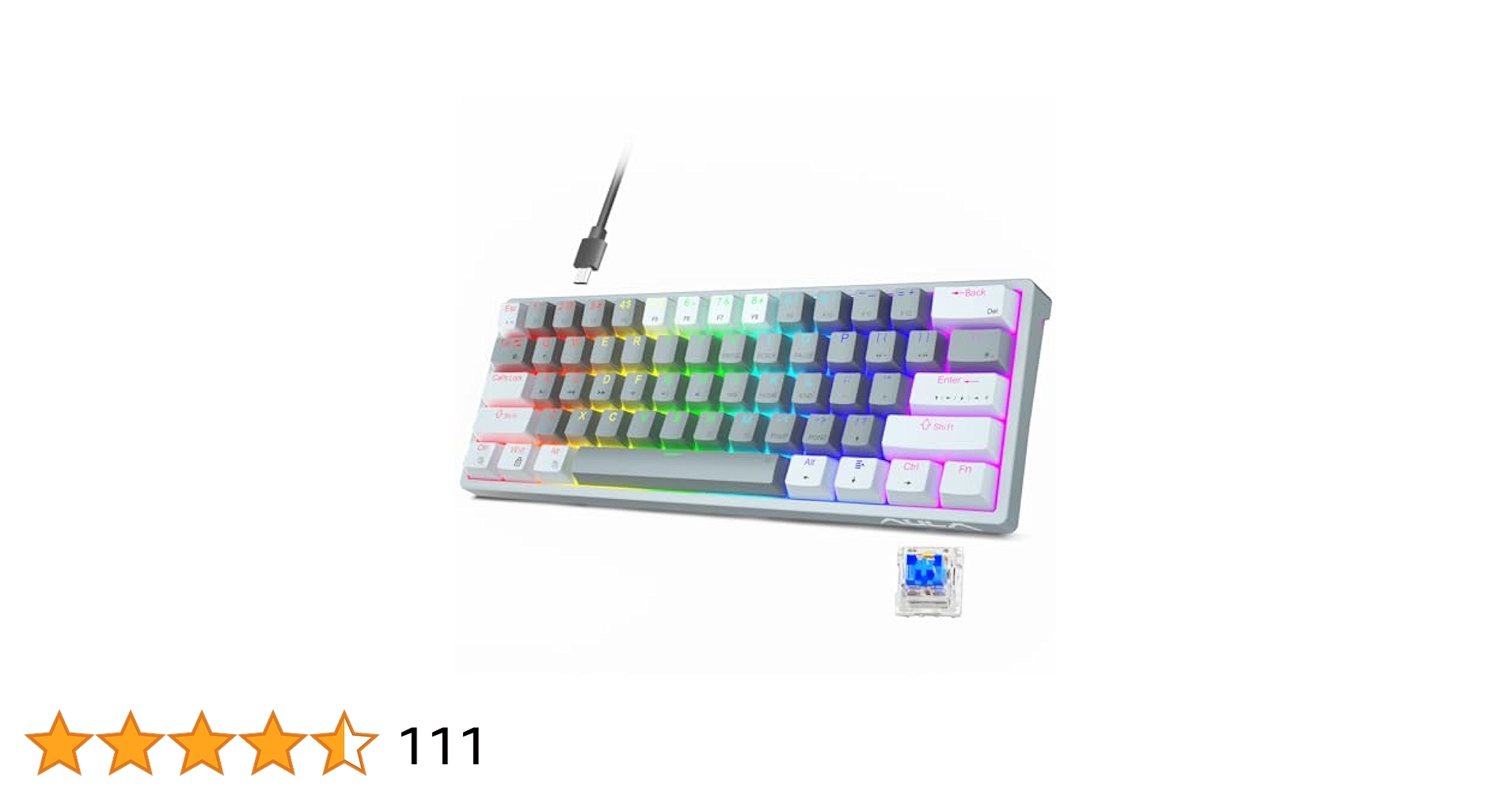 MAD60HE RGB Blue カスタム品 最終値下げ MAD60HE Magnetic Game Keyboard Support quick trigger