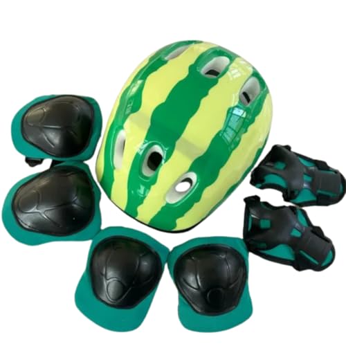 Kit De Proteção Infantil P/Skate Bike Patins Monster Modelo Verde