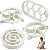 Brotstempel und Brötchenstempel Set, 4 Stück Brot Backen Set mit...