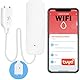 Sone Smart One WLAN Wassermelder mit App – Wassersensor für TUYA/Smart Life – Wasserlecksensor & Feuchtigkeitsmelder – Batterie 2xAAA – kompakt – Wasseralarm Melder Smart Home
