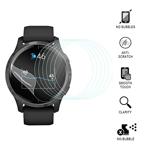 Hatalkin [6 Pack] Screen Protector Compatible With Garmin Venu Screen Protectors Smartwatch Hd Liquidskin Film #TOP2