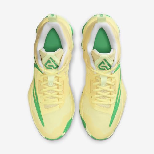Nike Giannis Immortality 3 Basketball Shoes (DZ7533-700, Soft Yellow/Barely Volt/Light Laser Orange) Size 10.54