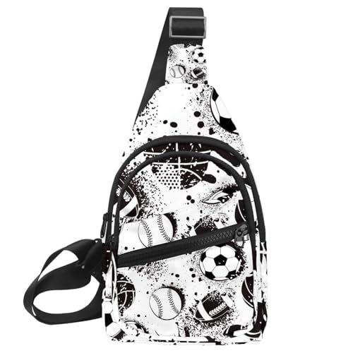 Sac à dos à bandoulière multifonction zippé compact et ergonomique pour homme et femme