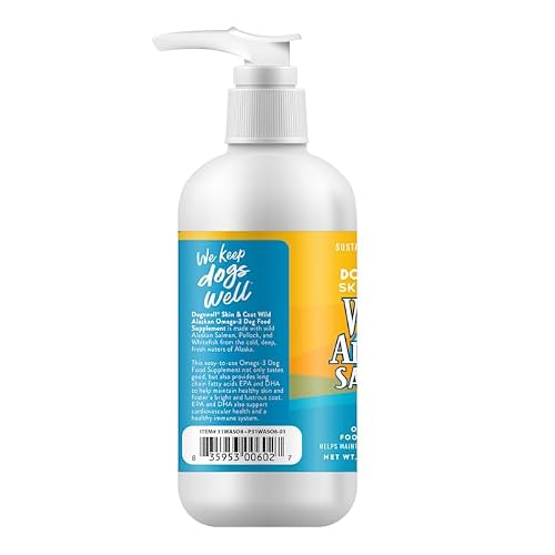 Wild Alaskan Skin & Coat Salmon Oil Based Omega-3 Supplement for Dogs 8 fl. oz.