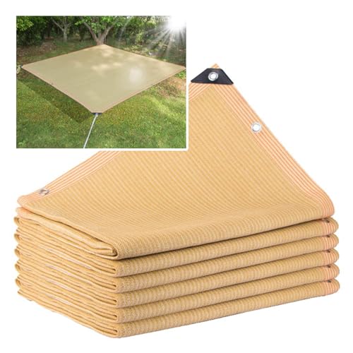 Voile d'ombrage beige pour créer un coin de fraîcheur sur la terrasse et au jardin - 2
