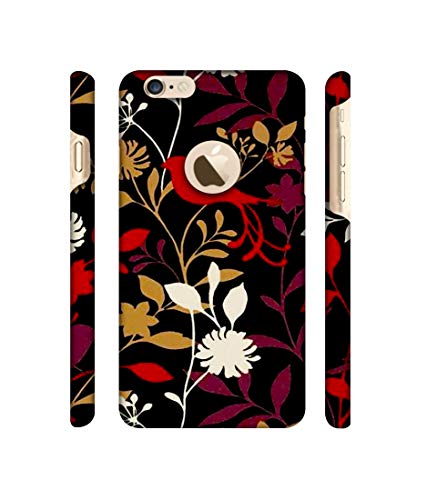 Image of Amazon Brand - Solimo Designer Flower Bunch Pain On Cloth 3D Printed Hard Back Case Mobile Cover for Apple iPhone 6 / 6S (Logo Cut)