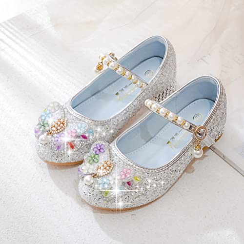 Girls Low Heel Princess Party Wedding Bridesmaids Shoes(Toddler/Little Kid)2