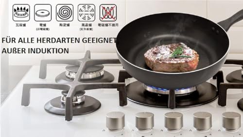 Foto von Tefal B30310 Cook&Clean Pfannenset - 28 cm Bratpfanne + 28 cm Wok, Teflon Antihaftbeschichtet, Bratpfanne Set tief
