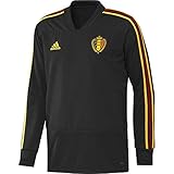 Nackenband adidas Herren Trainingsoberteil Belgien, Black/Bogold, S, CD3604