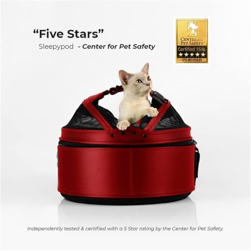 Image of Sleepypod Mobile Pet Bed, Travel Bed and Carrier, Dark Chocolate