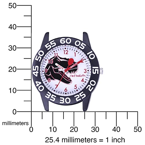 Image of Red Balloon Kids' Plastic Time Teacher Analog Quartz Nylon Strap Watch