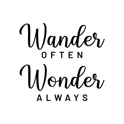 Vinilo decorativo de pared con frase inspiradora 15.5 x 17 in miniatura 4