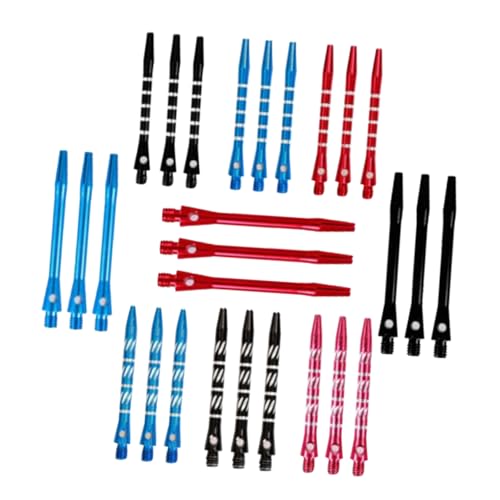 BRIGHTFUFU 4.5mm Aluminum Alloy Shafts 27 Piece Set 2ba Thread Size Made for Professional Players