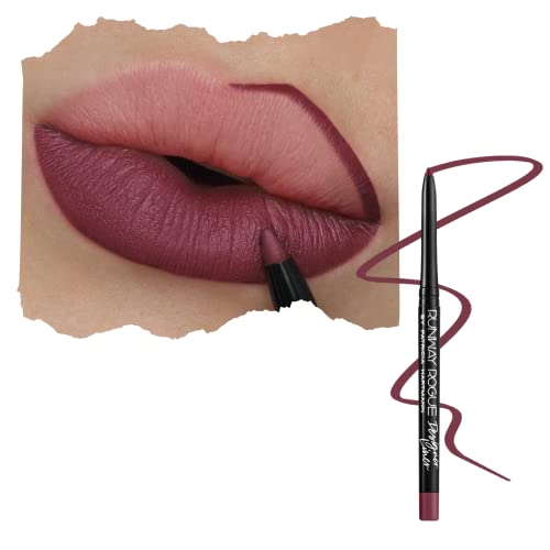Runway Rogue Designer Liner Lip Pencil, Matte Muted-Plum Lip Liner And Sharpener, Start The Show #TOP24