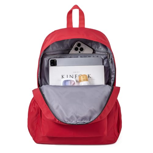 Image of AOTIAN 17-Inch Water-Resistant Nylon Backpack, Durable Lightweight School Bookbag, Daypack for College, Work, Hiking & Travel