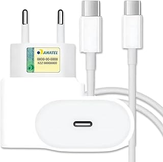 Carregador turbo 30w cabo tipo-c compativel todos dispositivos