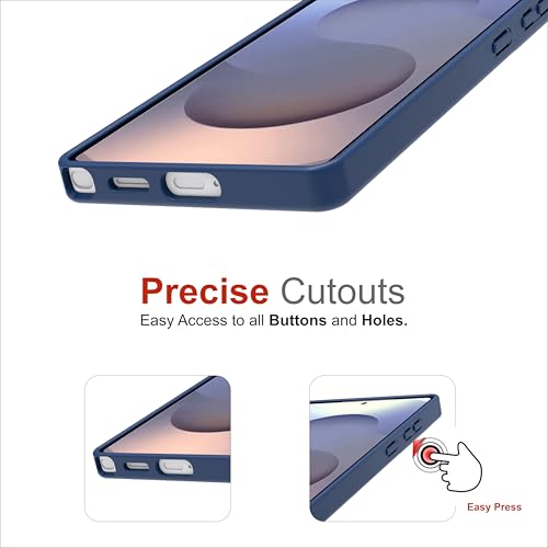 Image of Case for Samsung Galaxy S25 Ultra with Mag-Safe, [Anti-Yellowing Technology] [Military Grade Drop Protection] Shockproof Slim Hybrid Phone Case for Samsung Galaxy S25 Ultra 5G - Indigo Blue