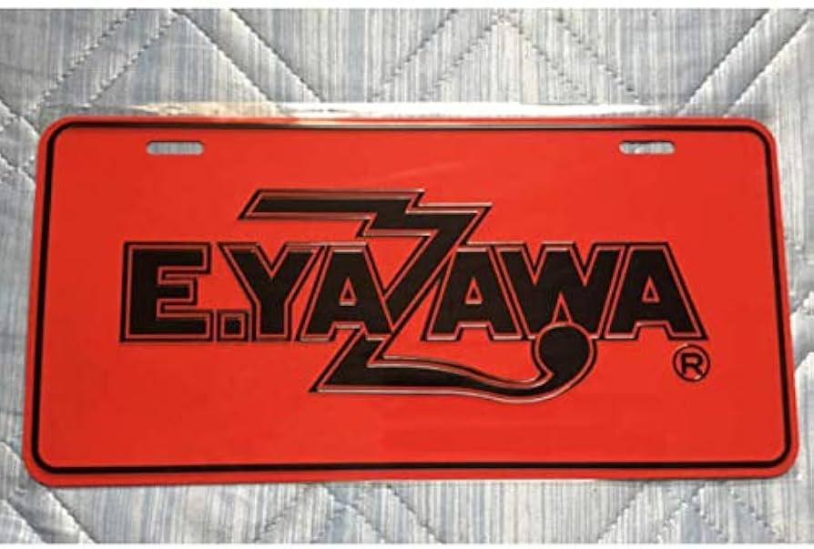 矢沢永吉 ナンバープレート ロゴ レッド/ブラック Amazon.co.jp: 矢沢永吉 EYAZAWA ナンバープレート ロゴ レッド