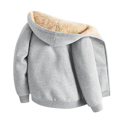 Valcatch Girls Boys Fleece Zip Up Hoodie Sweatshirt Toddler Kids Teens Hooded Jacket Soft Thick Warm Coat Fall Winter Outfit2