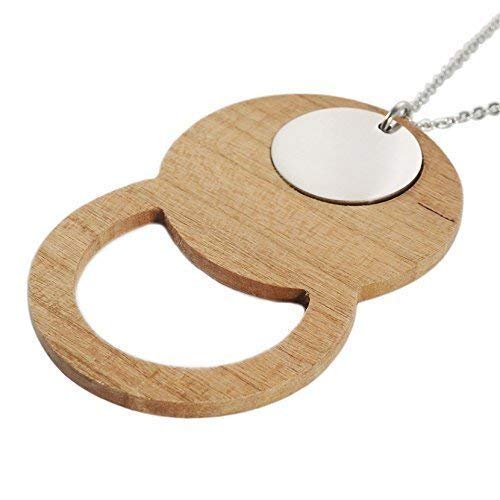 Colgante Sorriso en madera de Cedro Rojo Colgante Sorriso en madera de Cedro Rojo
