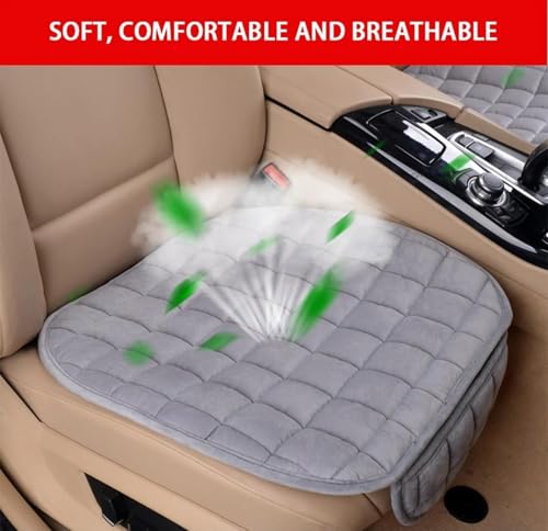 Image of Comfortable Ultra-Soft Memory Foam Car Seat Cover with Non-Slip Grip and Storage Pouch - Universal Fit, Car Seat Cover