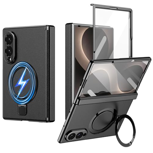 Coque Samsung Z Fold 8 antichoc avec anneau magnétique noir