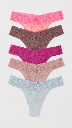 Image of hanky panky 5-PACK Signature Lace Original Rise Thong (48115PK)