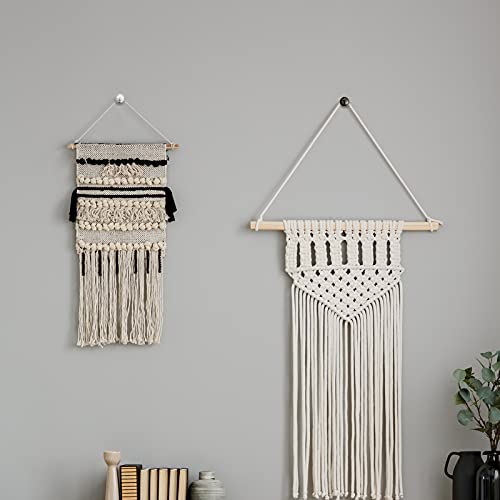 Image of Hotop 50 Pcs Double Headed Picture Hangers Nails Small Head Hanging Nails Picture Photo Hanging Hook Pins Decorative Nail Hook Hangers for Home Office School (Black,Silver,Bronze)