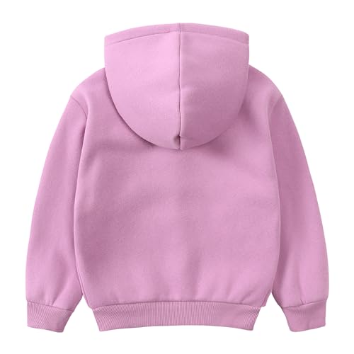 MYGBCPJS Boys Girls Thick Fleece Zip Up Hoodie Jacket Kids Long Sleeve Hooded Sweatshirt Zipper Hoody Coat with Pockets2