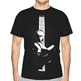 Django Music Reinhardt Shirt Men's Fashion Personalized Pattern Short Sleeve T Shirt Classic Breathable Top Tees Black Large