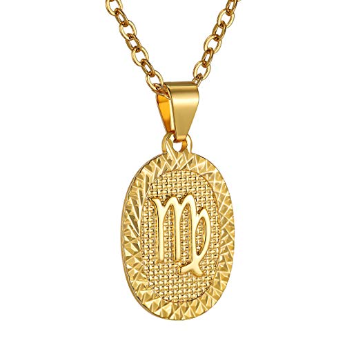 Collana Uomo Donna 555Jewelry Con Ciondolo Zodiaco In Acciaio Inox 316L, Elegante E Nichel-free