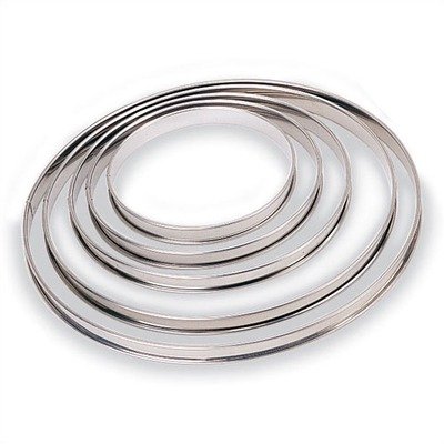 Stainless Steel Tart Ring Size: 8.625''