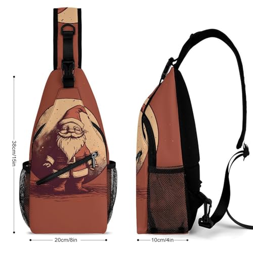 Bolso bandolera casual para viaje y senderismo miniatura 2