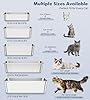 Qiuma Stainless Steel Litter Box, Metal Cat Litter Box with High Sides, Odor-Free, Non-Stick, Easy to Clean, 17.5"×13.6"×5.9", Ideal Size for Small to Medium Cats, Litter Tray #3