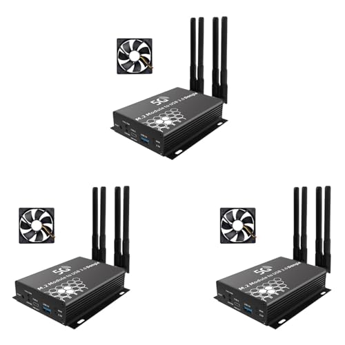 Adaptateur M.2 NGFF 4G/5G avec refroidisseur ventilateur et boîtier riser haut débit