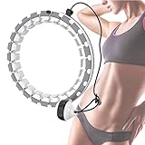 ★ 【Simple y fácil de usar】: en comparación con el Hula Hoop tradicional, el Smart Hula Hoop es más fácil de usar y no caerá. Puede ser utilizado tanto por niños como por adultos, lo que resuelve el problema que los principiantes no usarán. El dexteroso Hula Hoop tiene una función de masaje, que puede aliviar el dolor laboral en la espalda baja.
