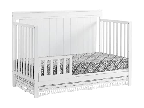 Oxford Baby Lazio 4-In-1 Convertible Crib, Snow White, Greenguard Gold Certified #TOP2
